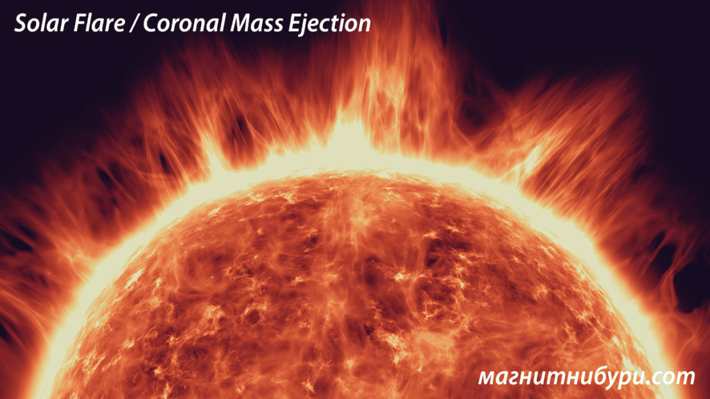 Галерия снимки на Магнитни бури и слънчеви изригвания